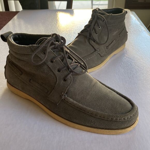 Men’s Suede Leather Chukka Boots Size 42 - Picture 5 of 9